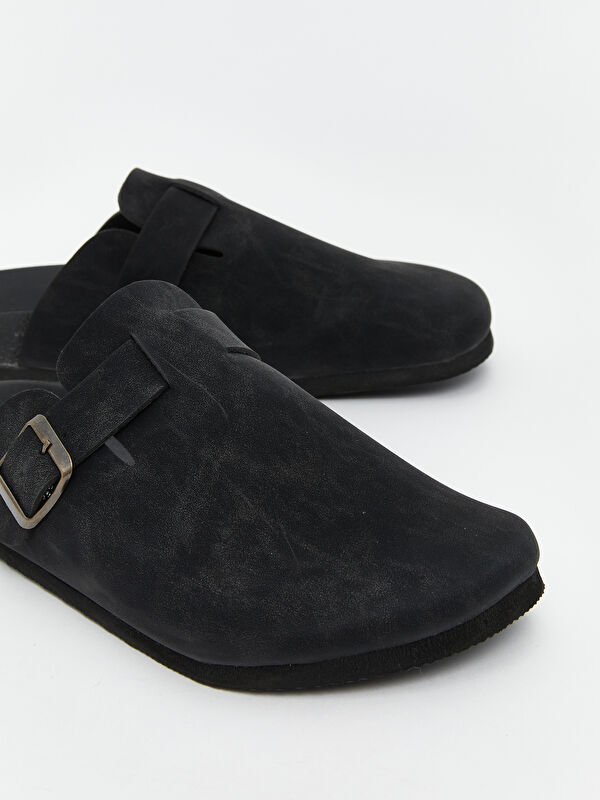 Süet Görünümlü Erkek Terlik - Görsel 4