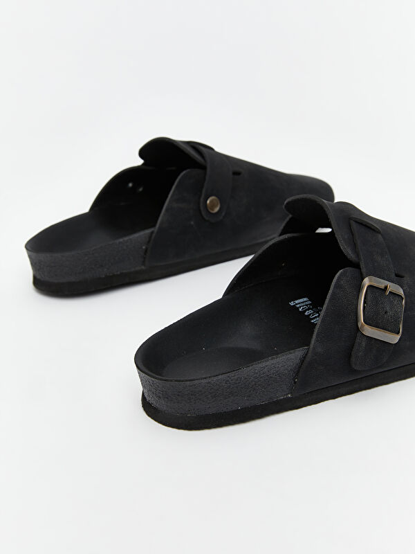 Süet Görünümlü Erkek Terlik - Görsel 6