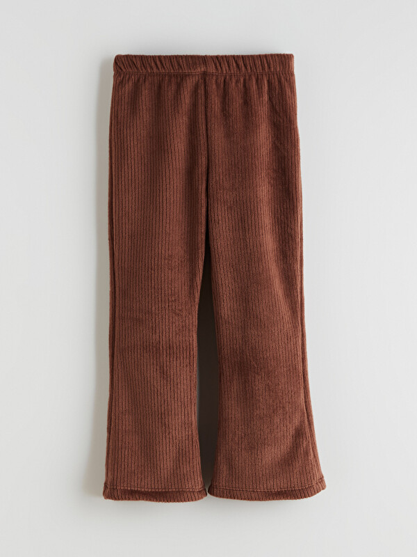 LCW Kids Elastic Waist Basic Flare Girls' Leggings