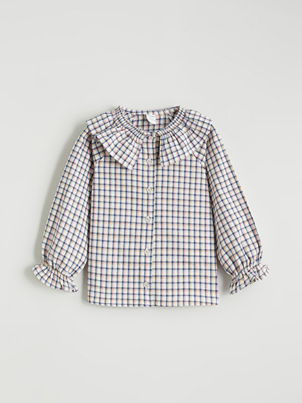 LCW Kids Long Sleeve Plaid Girls' Shirt