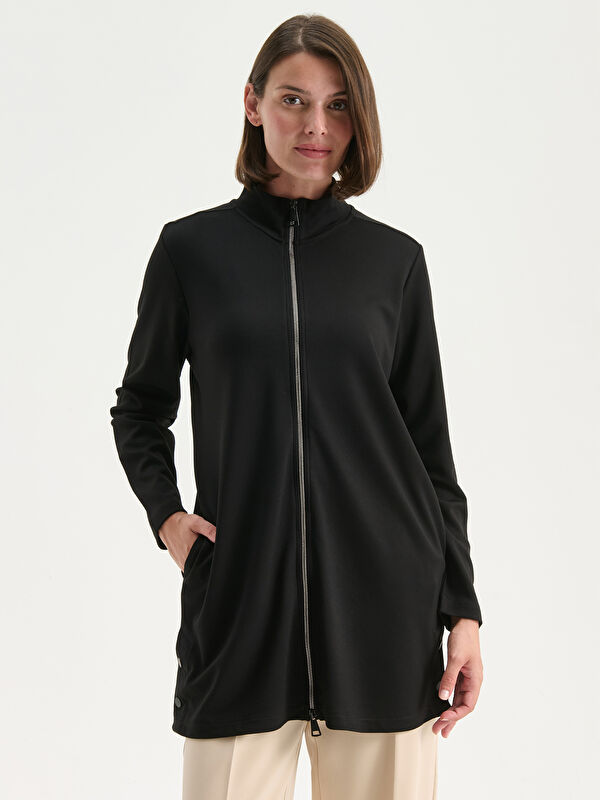 LCW Grace Funnel Neck Oversize Women's Cardigan