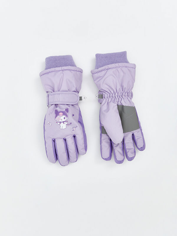 LCW ACCESSORIES Kuromi Baskılı Kız Çocuk Eldiven
