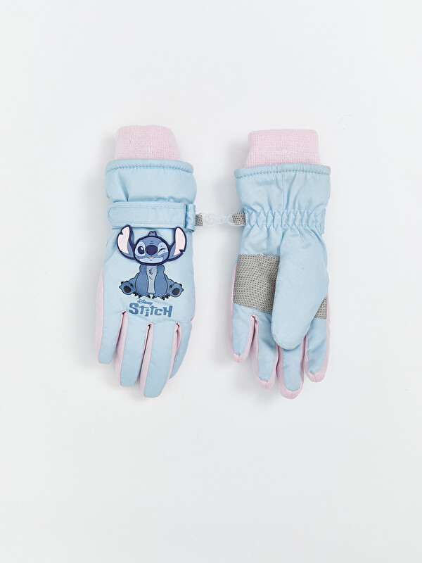 LCW ACCESSORIES Stitch Printed Girls' Snow Gloves