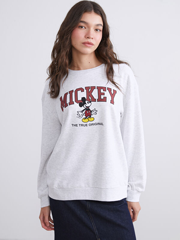 XSIDE Mickey Mouse Embroidered Women's Thick Sweatshirt