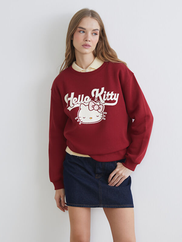 XSIDE Hello Kitty Printed Women's Thick Sweatshirt