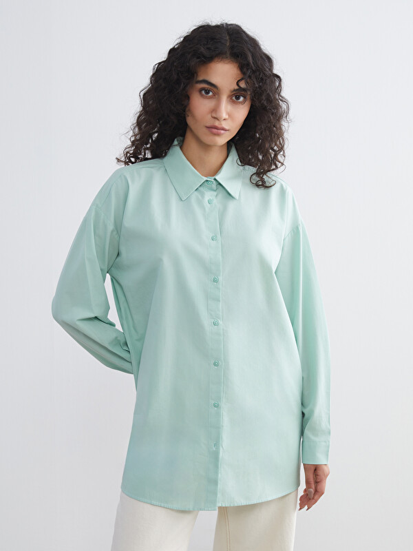 LCW ECO Poplin Kadın Gömlek Tunik