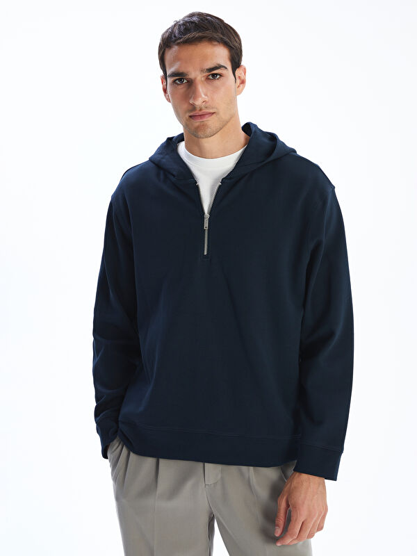 LCW Vision Uzun Kollu Erkek Hoodie