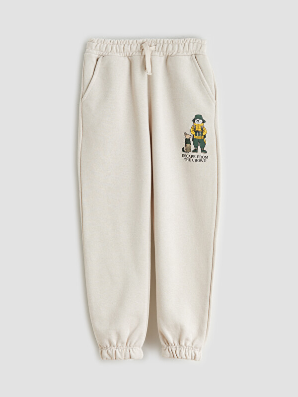 LCW ECO Beli Lastikli Erkek Çocuk Jogger Eşofman Alt