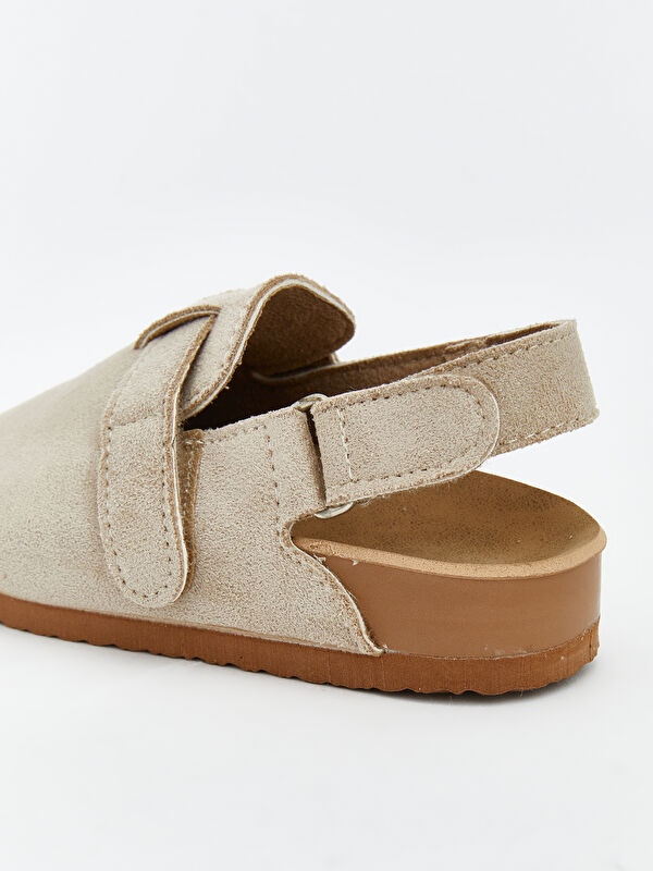 Süet Görünümlü Erkek Bebek Ev Ayakkabısı - Görsel 6