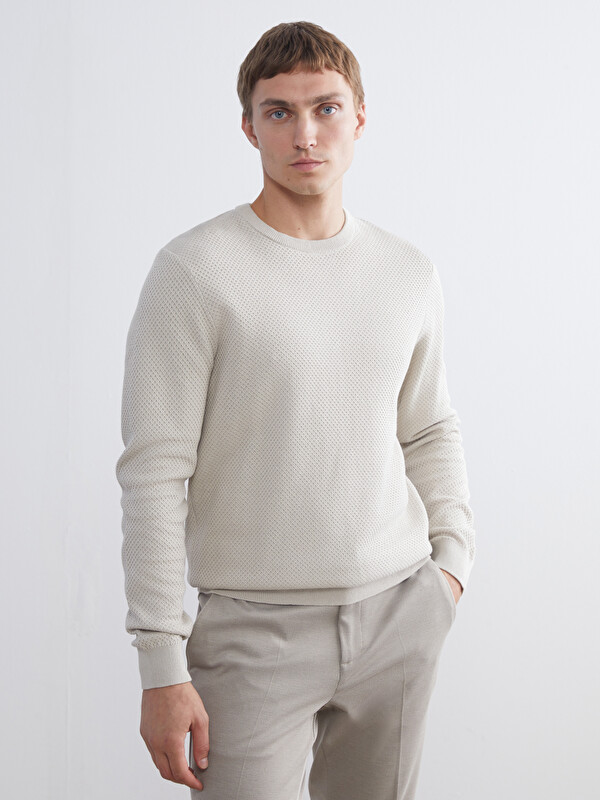SOUTHBLUE Men's Crew Neck Knitted Sweater