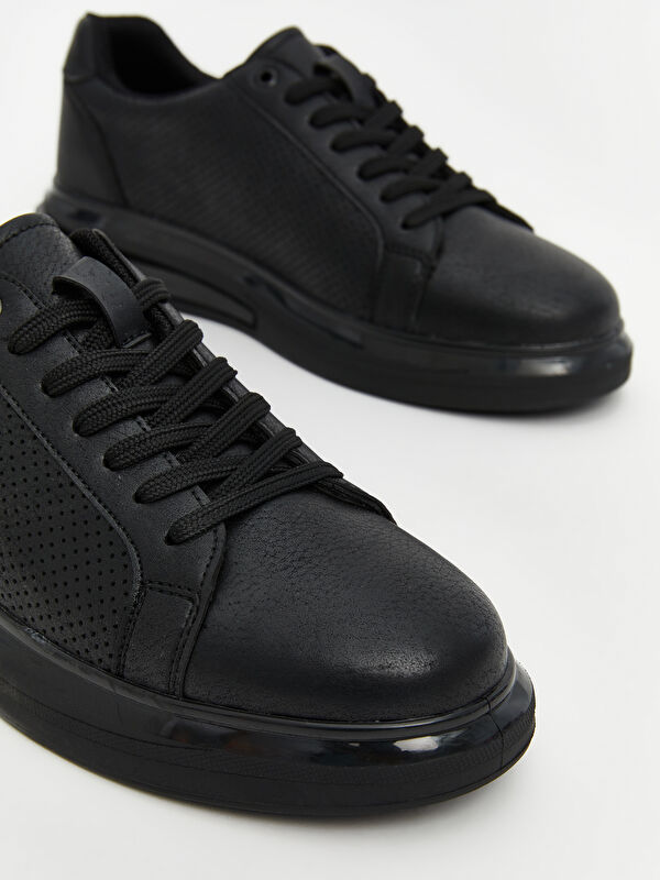 Deri Görünümlü Erkek Spor Ayakkabı - Görsel 4