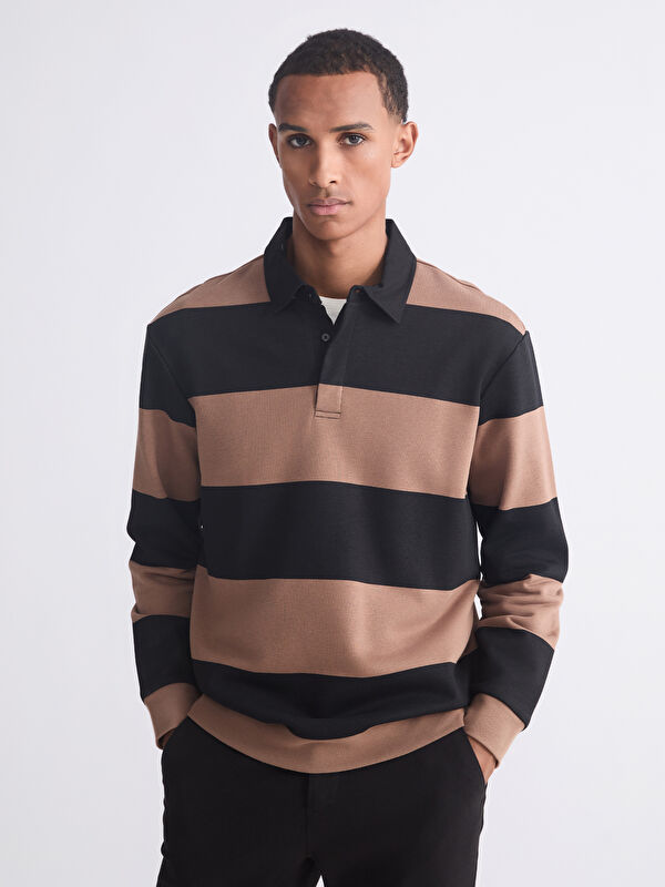 LCW Vision Polo Neck Men's Sweatshirt