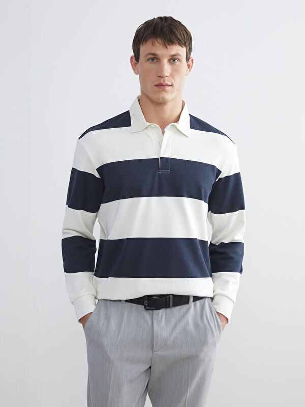 LCW Vision Polo Neck Men's Sweatshirt