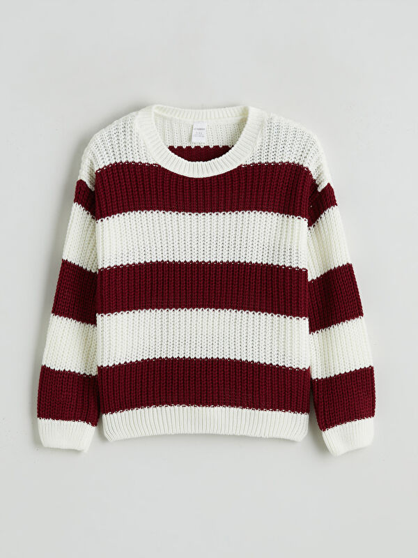 LCW Kids Pull-over en Tricot à Col Rond pour Garçons