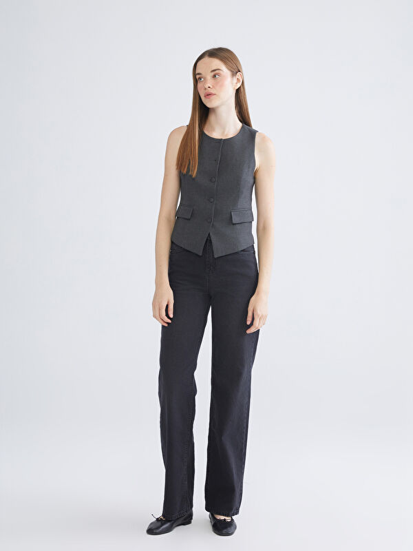 LCW Jeans Straight Fit Kadın Jean Pantolon