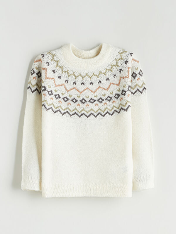 LCW Kids Pull-over en Tricot à Col Rond pour Garçons