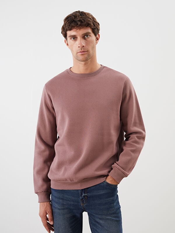 LCW ECO Bisiklet Yaka Erkek Sweatshirt