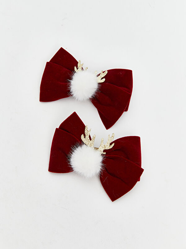 LCW JOY Bow Detailed Girls' Hair Clip 2-Pack
