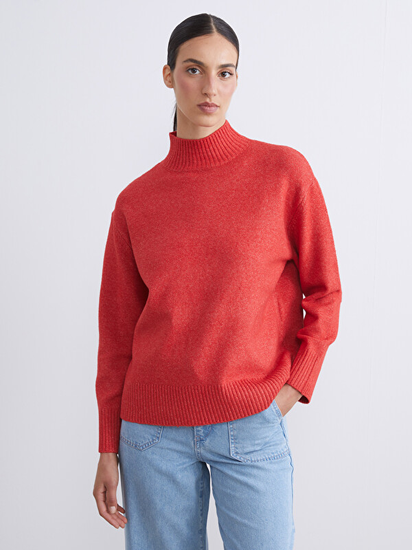 LCWAIKIKI Classic Half Turtleneck Women's Knitwear Sweater