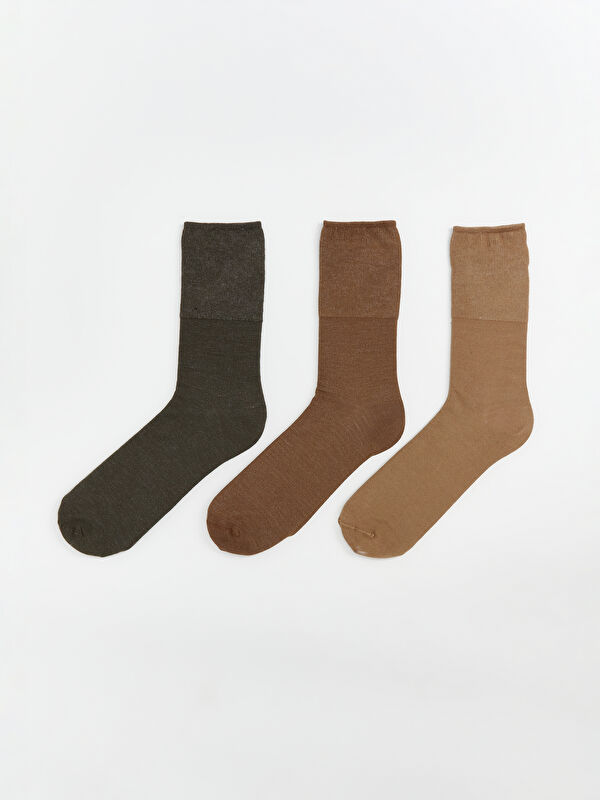 LCW ACCESSORIES Bambu Erkek Soket Çorap 3'lü