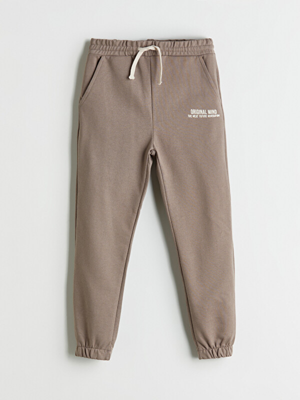 LCW ECO Beli Lastikli Erkek Çocuk Jogger Eşofman Altı