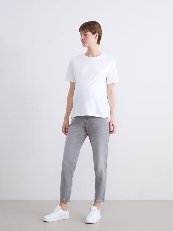 LCWAIKIKI Maternity Karın Panelli Mom Fit Hamile Jean Pantolon