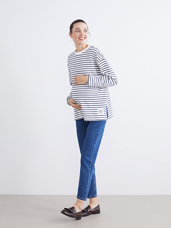LCWAIKIKI Maternity Karın Panelli Mom Fit Hamile Jean Pantolon