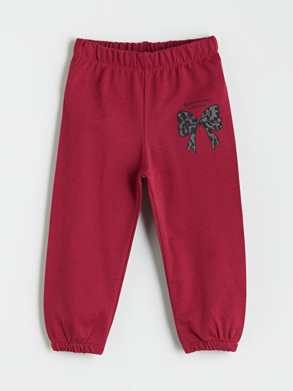 LCW ECO Beli Lastikli Kız Çocuk Jogger Eşofman Alt