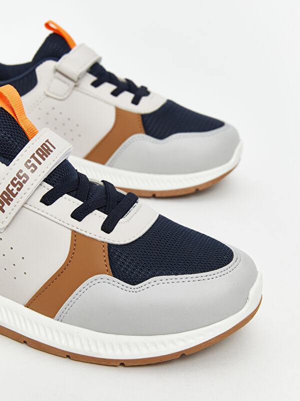 Bağcık ve Cırt Cırtlı Erkek Çocuk Spor Ayakkabı - Görsel 4