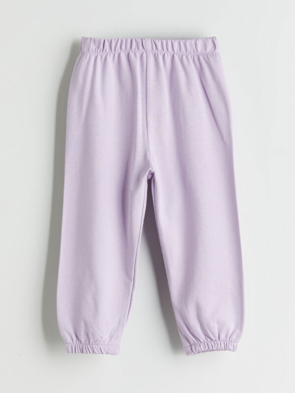 LCW ECO Beli Lastikli Kız Çocuk Jogger Eşofman Alt