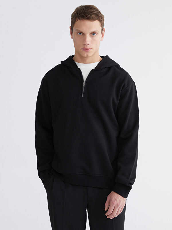 LCW Vision Uzun Kollu Erkek Hoodie