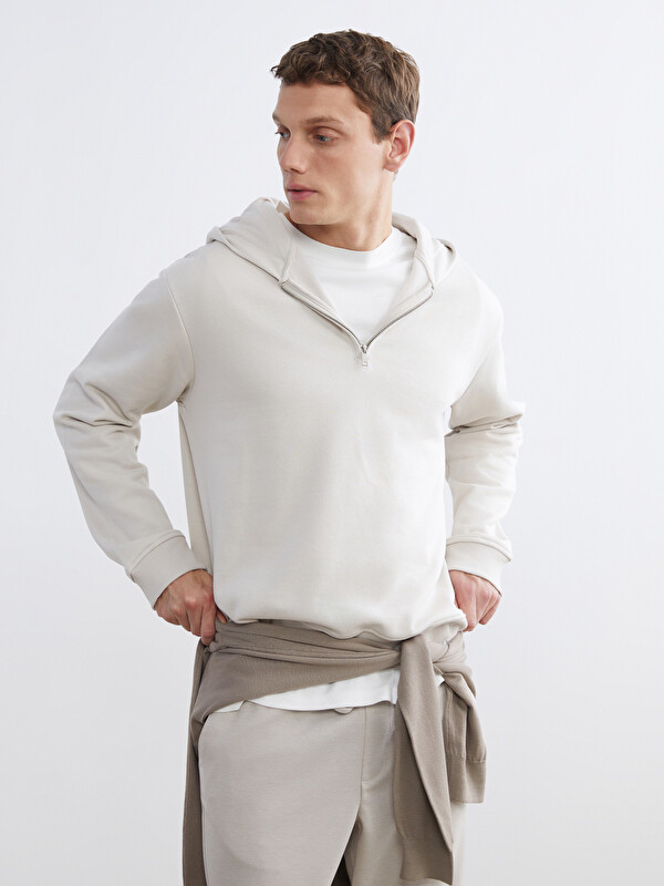 LCW Vision Uzun Kollu Erkek Hoodie