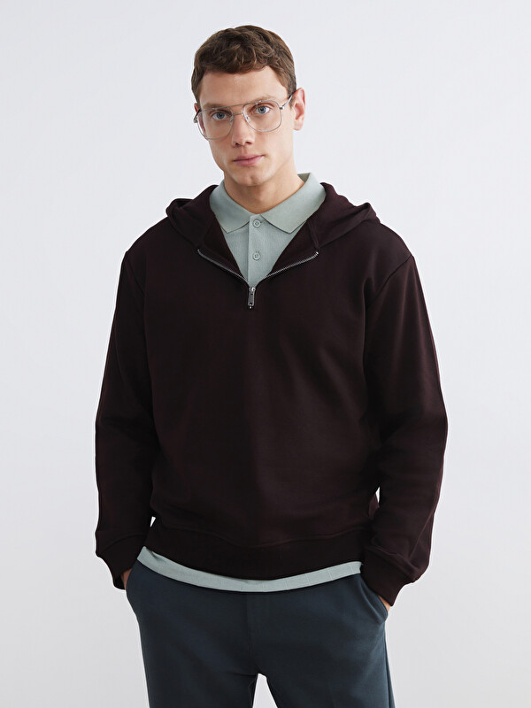 LCW Vision Uzun Kollu Erkek Hoodie