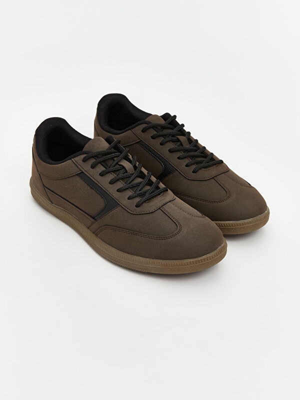 Süet Görünümlü Erkek Spor Ayakkabı - Görsel 2