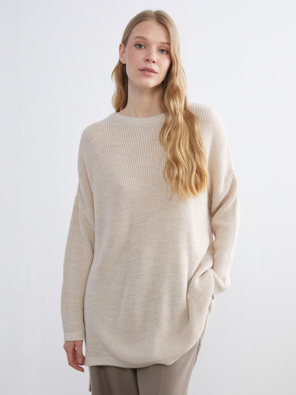 LCWAIKIKI Classic Crew Neck Women's Knitwear Sweater