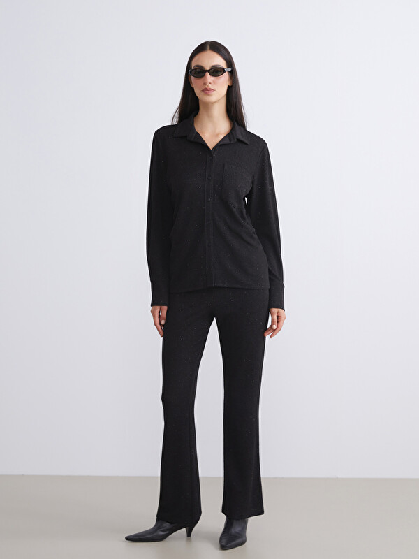 LCWAIKIKI Classic Slim Fit Patterned Women's Trousers