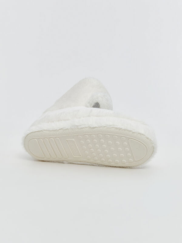 Hayvan Nakışlı Kız Bebek Ev Botu Panduf - Görsel 5