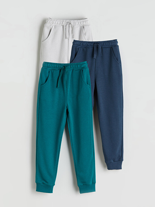 LCW Kids Beli Lastikli Erkek Çocuk Jogger Eşofman Alt 3'lü