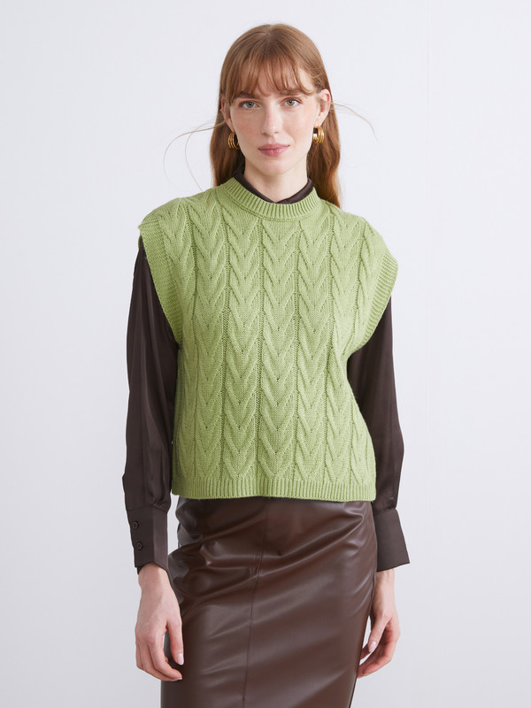 LCWAIKIKI Classic Crew Neck Self Patterned Women's Sweater