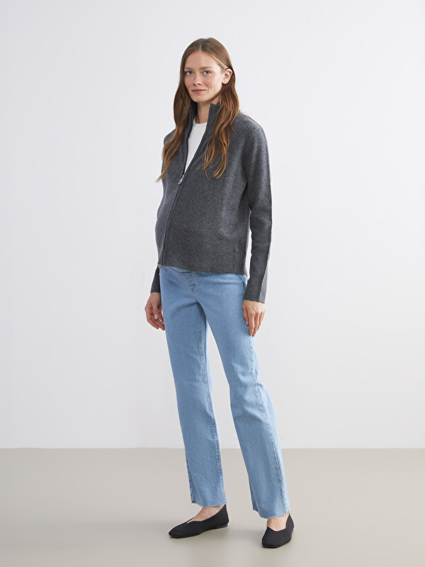 LCWAIKIKI Maternity Karın Panelli Straight Fit Hamile Jean Pantolon