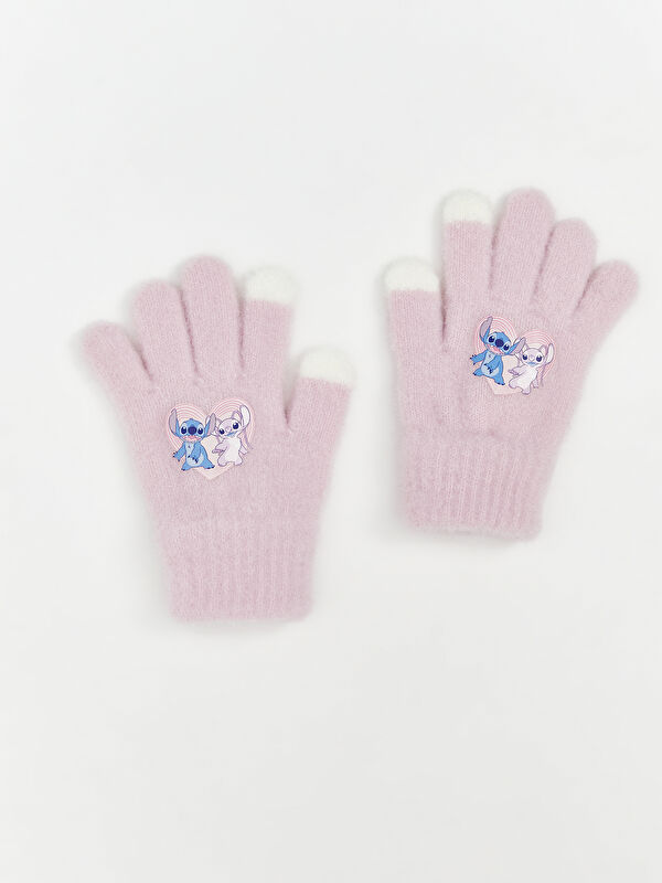 LCW ACCESSORIES Lilo und Stitch Bedruckte Handschuhe für Mädchen