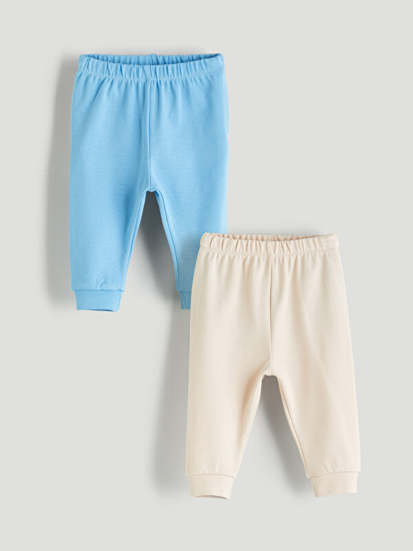 LCW ECO Beli Lastikli Erkek Bebek Jogger Eşofman Altı 2'li