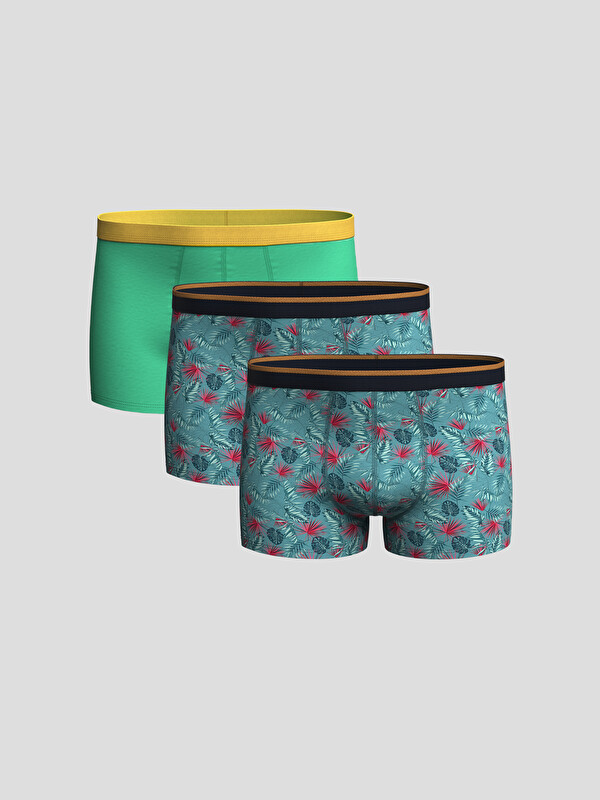 LCW ECO Standart Kalıp Pamuklu Esnek Erkek Boxer 3'lü