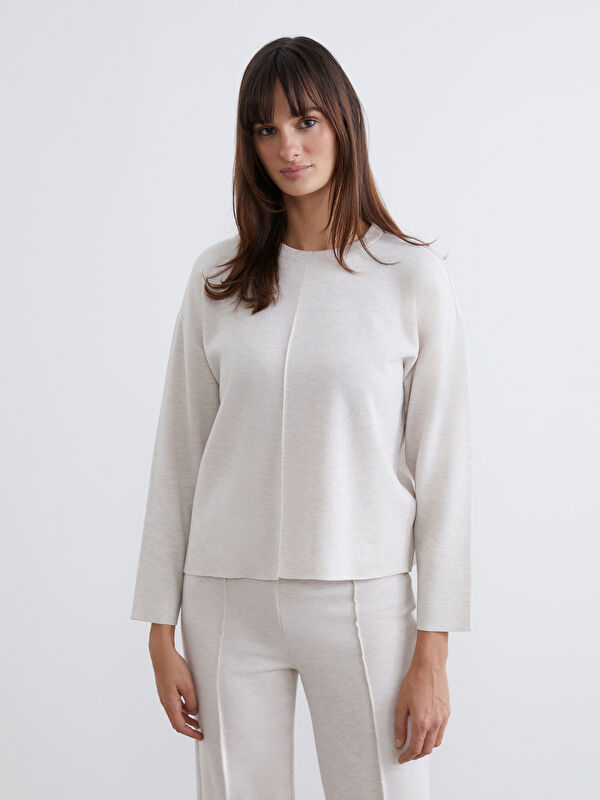 LCW Vision Rundhalsausschnitt Dünner Pullover für Damen