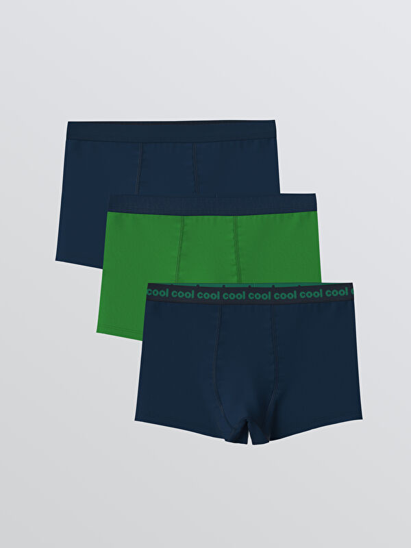 LCW ECO Beli Lastikli Erkek Çocuk Boxer 3'lü