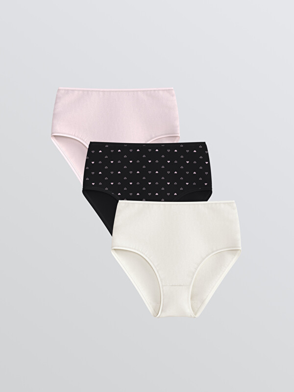 LCW DREAM Printed Classic Briefs 3 Pieces