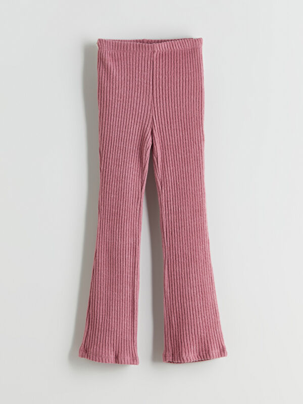 LCW ECO Elastic Waist Flare Girls' Knitwear Leggings