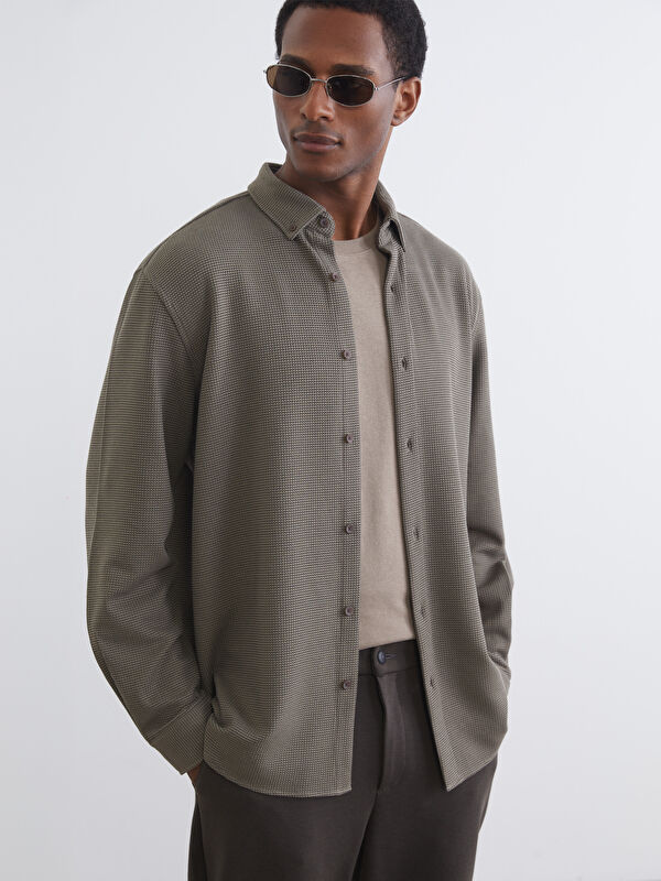 LCW Vision Regular Fit Uzun Kollu Erkek Gömlek