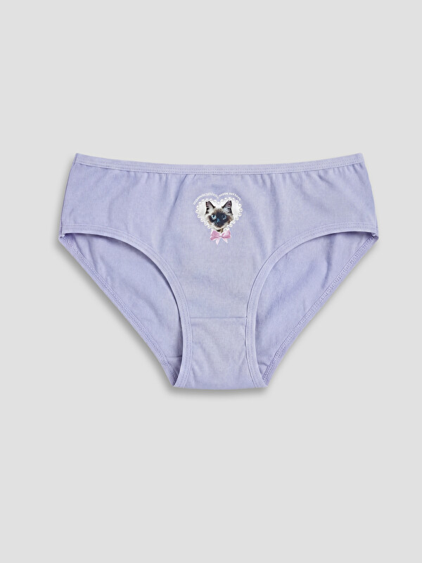 LCW Kids Baskılı Kız Çocuk Külot