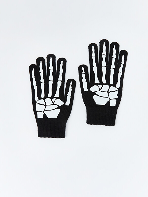 LCW ACCESSORIES Світяться в темряві рукавички для чоловіків